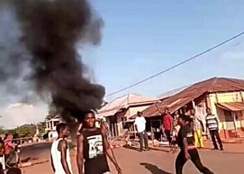 Immigration officers clash with Shia residents leaving two people in a critical condition
