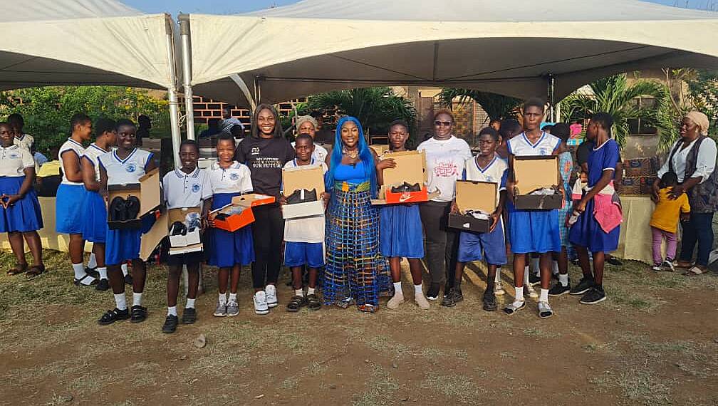 Spice and MYO Global make Heartwarming donation to La Anglican Basic School in Accra