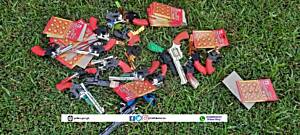 Police arrest 26 persons for brandishing and indiscriminate firing of toy guns in public