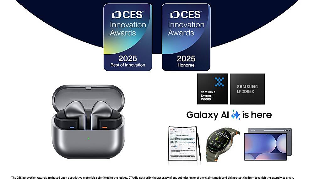 Samsung’s AI-Powered Innovations Honored by Consumer Technology Association