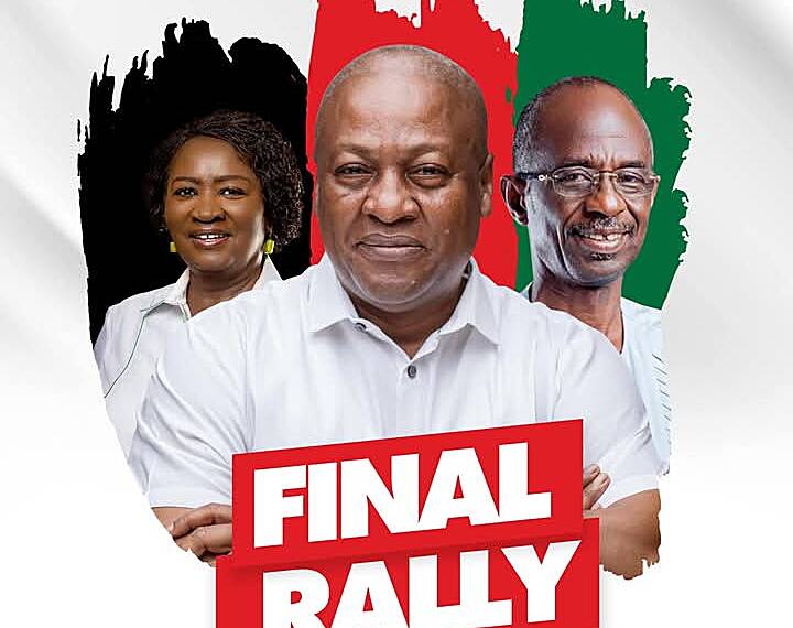NDC to conclude 2024 election campaign with final rally in Accra