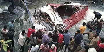 Dozens die in Ethiopia after lorry with wedding guests falls into river