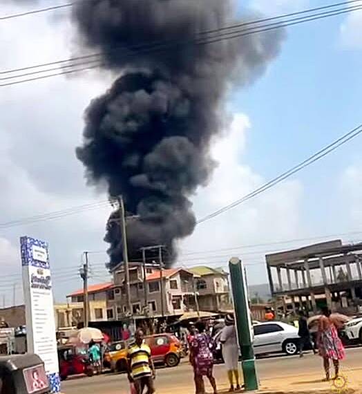 Update on Bogobiri-Obuasi Fire explosion: 3 Dead, 9 injured in devastating blaze