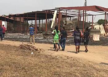 Parliamentary Committee on Works and Housing visits Saglemi housing project after fire outbreak
