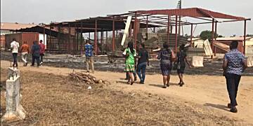 Parliamentary Committee on Works and Housing visits Saglemi housing project after fire outbreak