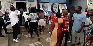 NPP Ejisu constituency polling agents besiege party office over GHC 300