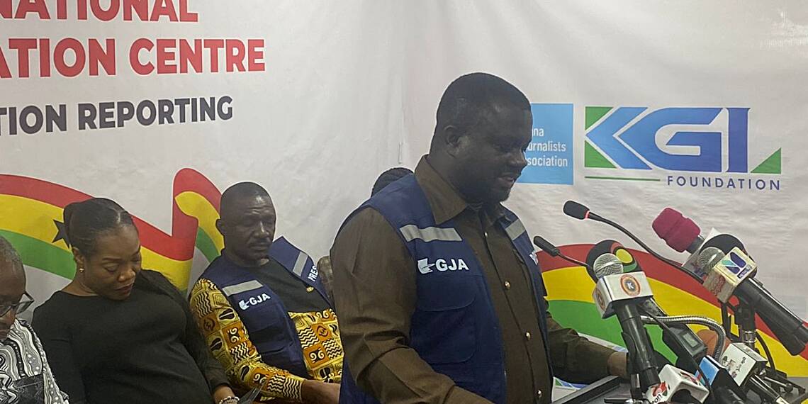Media Coalition of Ghana addresses media on the progress of election coverage
