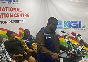 Media Coalition of Ghana addresses media on the progress of election coverage