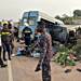 Gory accident on Gomoa Okyereko junction claims the lives of three passengers, leaving 20 in critical condition