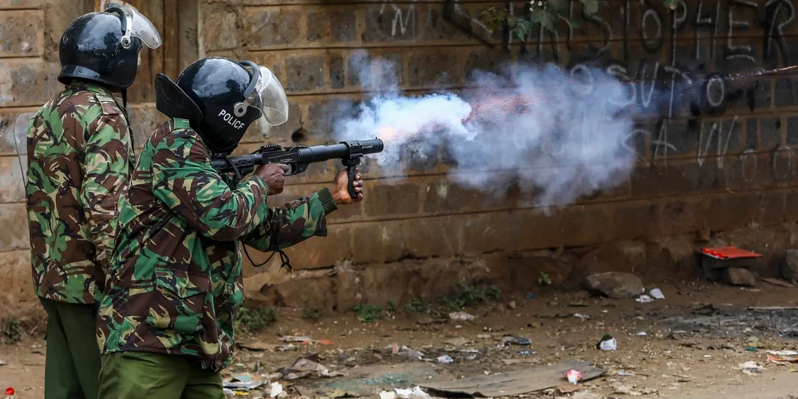 Police face raging protestors with teargas over alleged abductions in Kenya