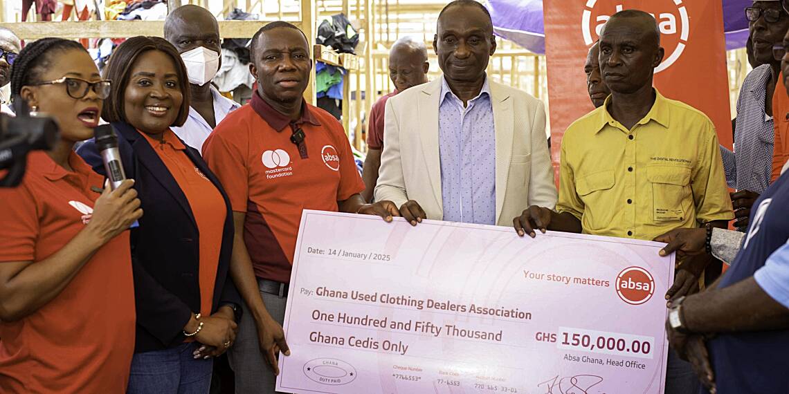 Absa Bank Supports Kantamanto Traders with GHS 150,000