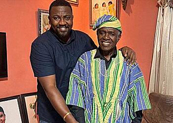 John Dumelo mourns father