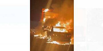 Three people burn beyond recognition after tragic accident on Nakpanduri road