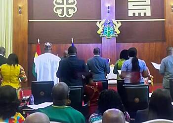President Mahama swears in fourth batch of ministers