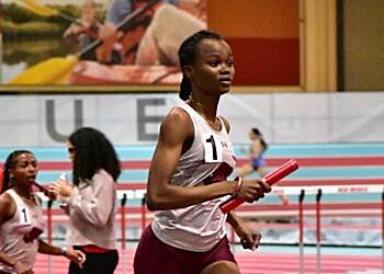 Abigail Abugire breaks own school record in the 800m, sets stage for LSC Championships