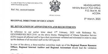 GES-announces-March-14-deadline-for-validation-of-revoked-appointments