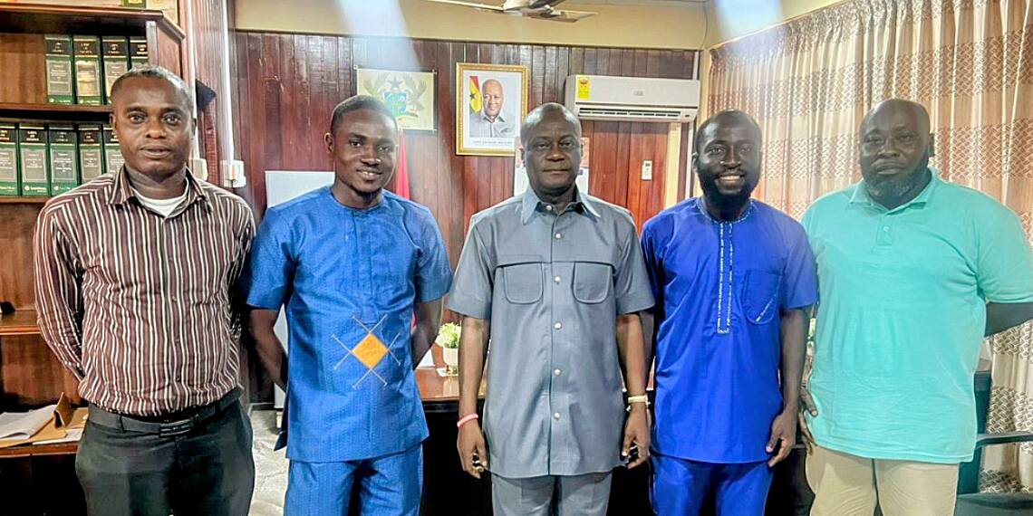 Innovators Up pays courtesy call on Western Regional minister to discuss youth development initiatives