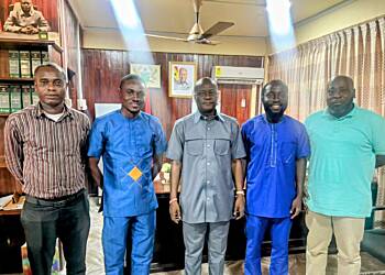 Innovators Up pays courtesy call on Western Regional minister to discuss youth development initiatives 