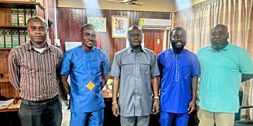 Innovators Up pays courtesy call on Western Regional minister to discuss youth development initiatives