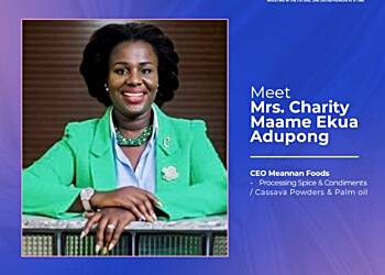 Promoting food security and empowering women in agribusiness: Charity M.E Adupong’s vision with Meannan Foods