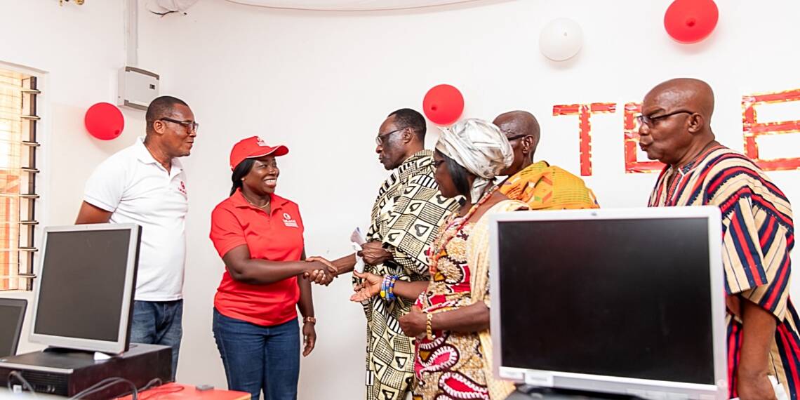 Telecel Ghana Volunteers Hand Over Fully Renovated ICT Lab to Anfoega E.P. Primary School