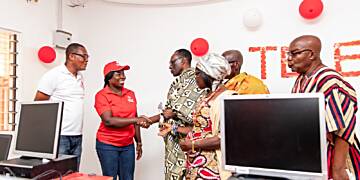 Telecel Ghana Volunteers Hand Over Fully Renovated ICT Lab to Anfoega E.P. Primary School