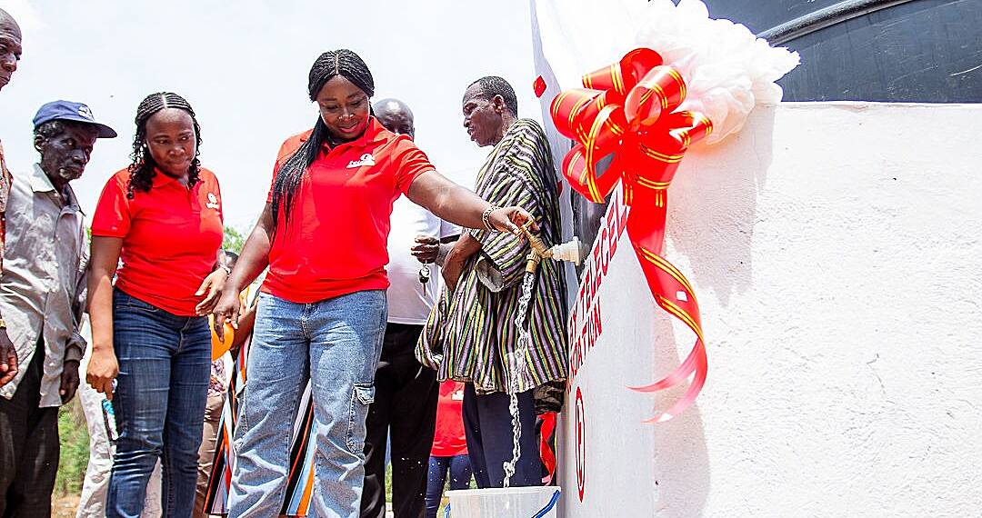 Telecel Ghana Employee Volunteers Deliver Clean Water to Akohia - Asesewa