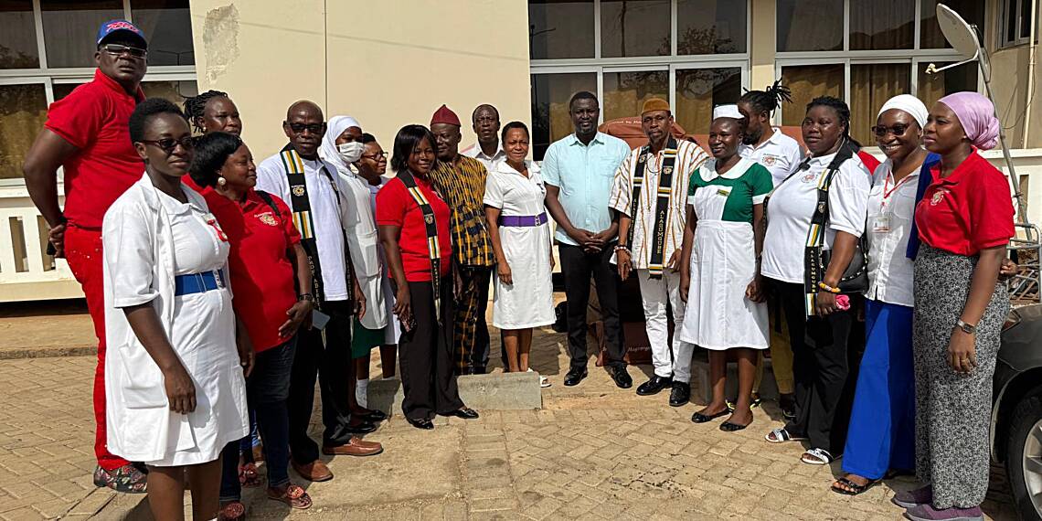 Alagumgube Association donates essential items to Regional Hospital’s Maternity Ward