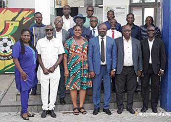 New GHALCA Leadership engages GFA President in strategic courtesy visit