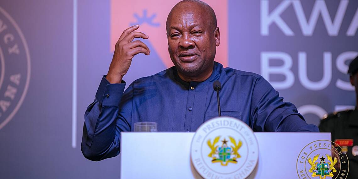 President Mahama unveils plans to protect roads from overloaded trucks