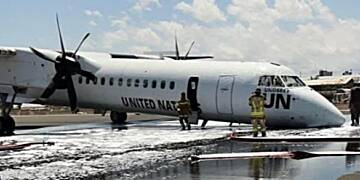 UN Aircraft makes emergency landing in Mogadishu after technical hitch