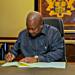 Mahama signs bills to abolish E-levy, betting and emission tax