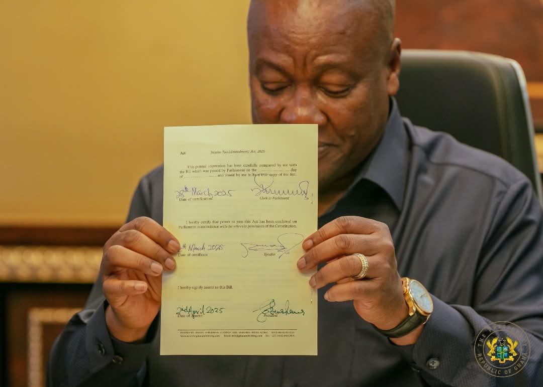 Mahama signs bills to abolish E-levy, betting and emission tax