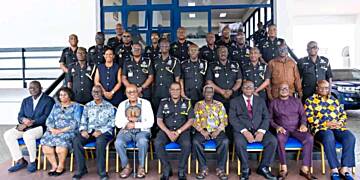 Christian Tetteh Yohuno meets former IGPs to promote the effectiveness of the Ghana Police Service