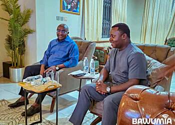 Suspicious flight saga: Dr. Bawumia pays a visit to Ntim Fordjour