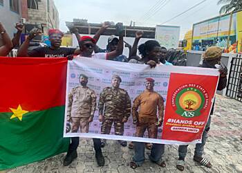 Burkinabè Youth in Accra unite in support of Captain Ibrahim Traoré's Leadership