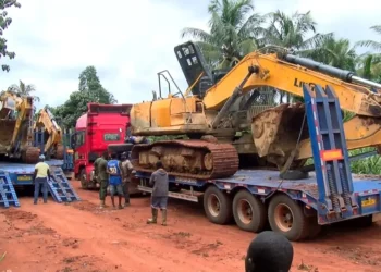 Galamsey fight: Ashanti Regional Anti-Galamsey Taskforce clamps down Chinese illegal miners at Adansi