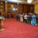 President Mahama swears in NDPC members