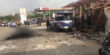 Violent clashes in Nsawam Adoagyiri lead to widespread destruction