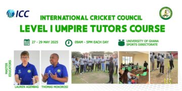Ghana to host three-day ICC Level One Umpires Tutors’ course