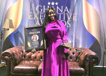 Executive Director of Ghana Foundation for Sickle Gene Action, Victoria Awo Twumasi honoured at Ghana Executive Awards, 2025
