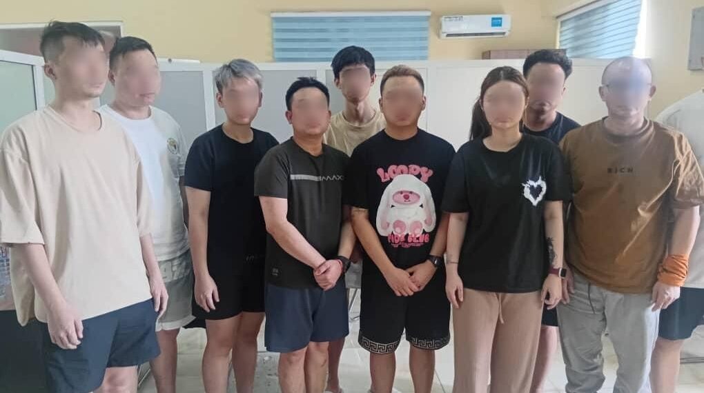 Ten individuals arrested for alleged cybercrime activities in Weija