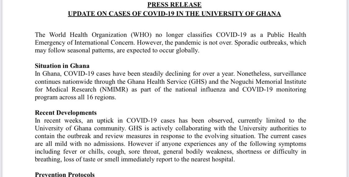GHS-Confirms-COVID-19-Outbreak-at-University-of-Ghana