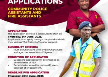 YEA opens application for Community Police and Fire Service Assistant modules