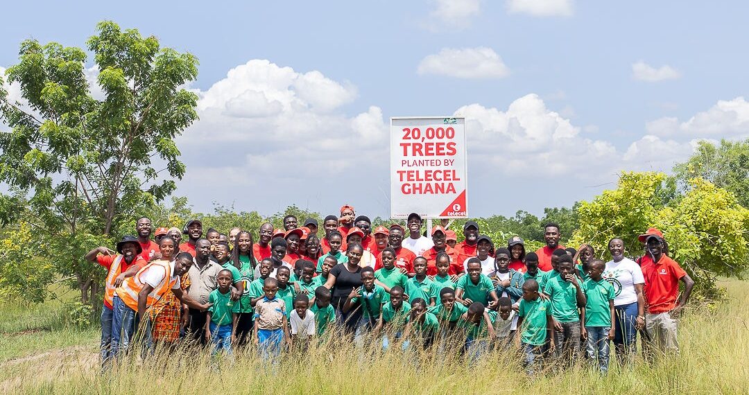 Telecel Ghana Plants 10,000 Additional Trees at Chipa Forest Reserve on World Environment Day