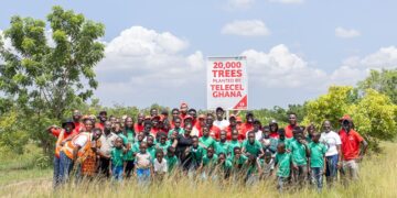 Telecel Ghana Plants 10,000 Additional Trees at Chipa Forest Reserve on World Environment Day