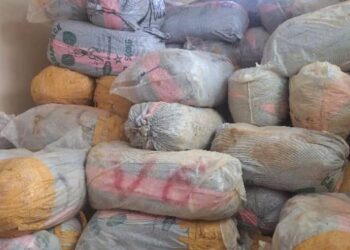 Police intercept trucks carrying 150 sacks of suspected indian hemp in Eastern Region