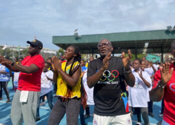 Hundreds join GOC’s unity walk to mark International Olympic Day in Accra
