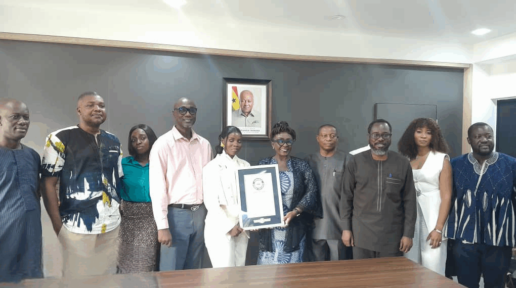 Your achievement is one of a kind - Tourism Minister commends longest makeup marathon record holder