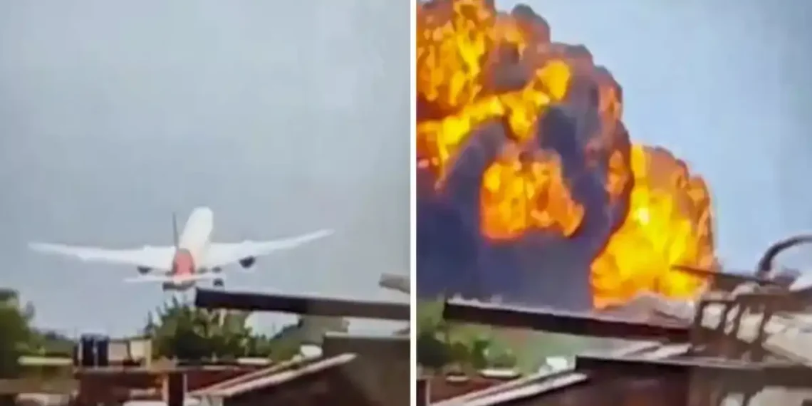 BREAKING: London bound Air India plane crashes in Indian's Ahmedabad